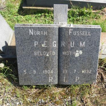PEGRUM Norah Fussell 1904-1992