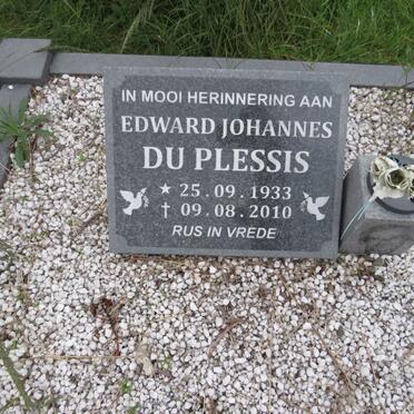 PLESSIS Edward Johannes, du 1933-2010