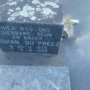 PREEZ Johan, du 1975-1999