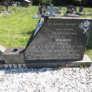 PERKS William Gerald 1931-1989 &amp; Marie 1937-2015
