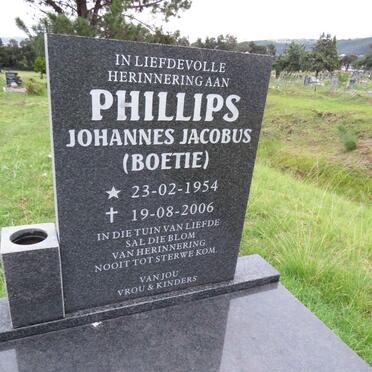 PHILLIPS Johannes Jacobus 1954-2006
