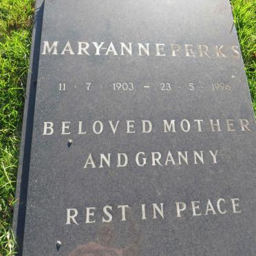 PERKS Mary-Ann 1903-1996