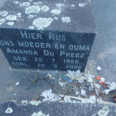 PREEZ Amanda, du 1956-2002