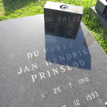 PREEZ Jan Hendrik Prinsloo, du 1918-1993
