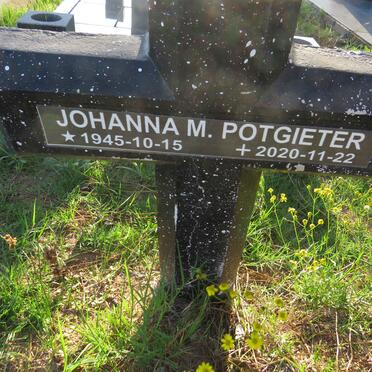 POTGIETER Johanna M. 1945-2020