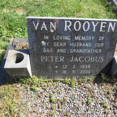 ROOYEN Peter Jacobus, van 1939-2000