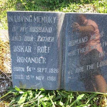 RONANDER Oskar Roef 1926-1966