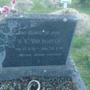 ROOYEN R.K., van 1914-1964