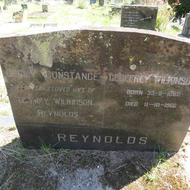 REYNOLDS Geoffrey Wilkinson 1889-1966 &amp; Cecily Constance