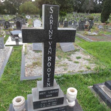 ROOYEN Sarine, van 1963-2004 