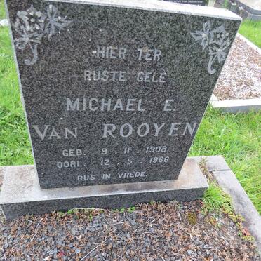 ROOYEN Michael E., van 1908-1966