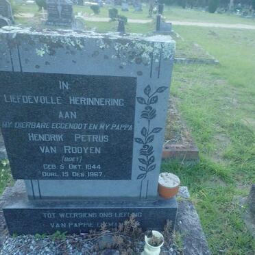 ROOYEN Hendrik Petrus, van 1944-1967