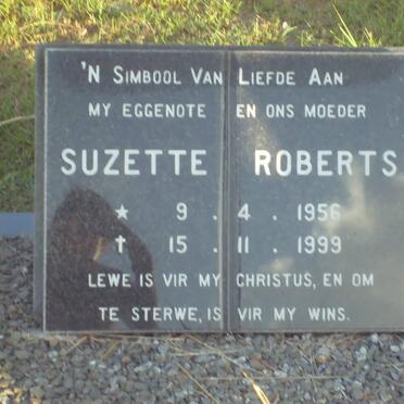 ROBERTS Suzette 1958-1999