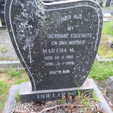 ROELOFSE Martha M. 1915-1982