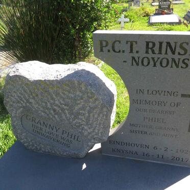 RINSMA P.C.T. nee NOYONS 1929-2017