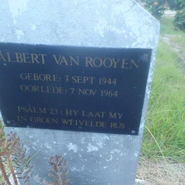 ROOYEN Albert, van 1944-1964