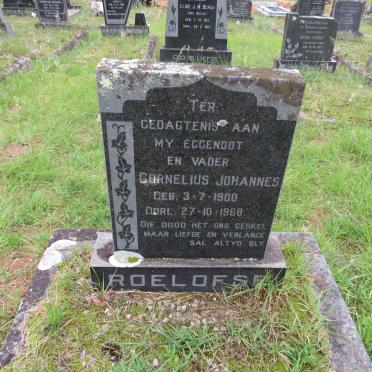 ROELOFSE Cornelius Johannes 1900-1968