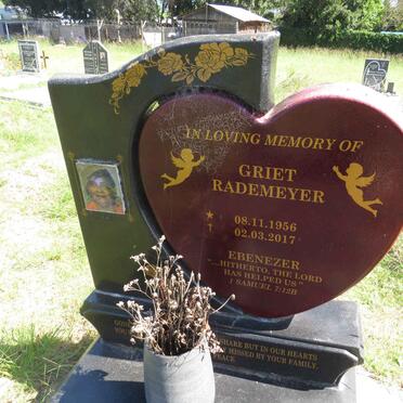RADEMEYER Griet 1956-2017