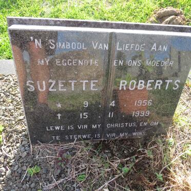 ROBERTS Suzette 1956-1999