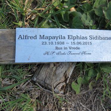 SIDIBANE Alfred Mapayila Elphias 1938-2015