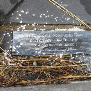 SWART Elsie Rosiena Selmiena 1927-2015  