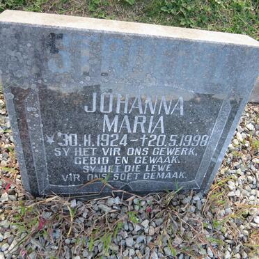 STROEBEL Johanna Maria 1924-1998