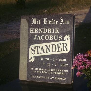 STANDER Hendrik Jacobus 1940-2007