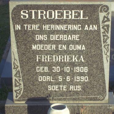 STROEBEL Frederieka 1906-1990