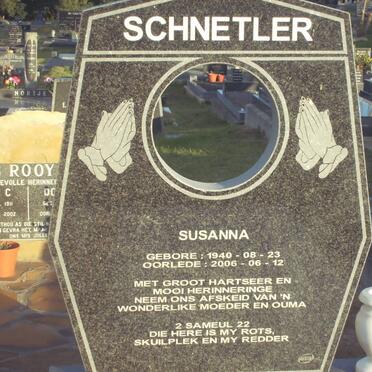 SCHNETLER Susanna 1940-2006