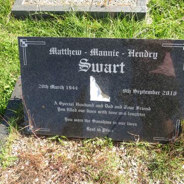 SWART Matthew Hendry 1944-2010
