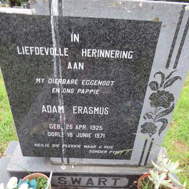 SWART Adam Erasmus 1926-1971