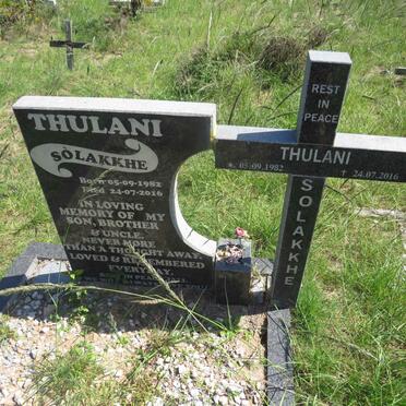 SOLAKKHE Thulani 1982-2016