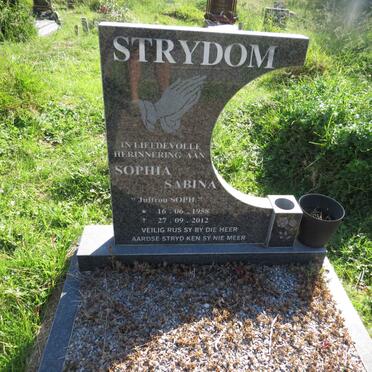 STRYDOM Sophia Sabina 1958-2012