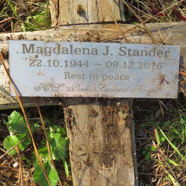 STANDER Magdalena J. 1944-2016