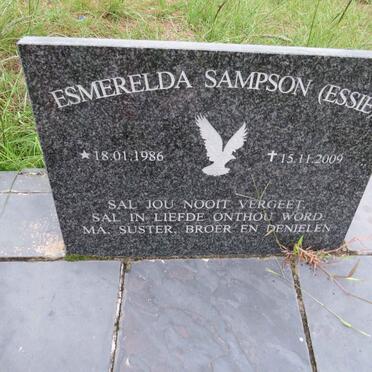 SAMPSON Esmerelda 1986-2009