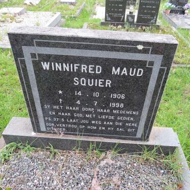 SQUIER Winnifred Maud 1906-1998