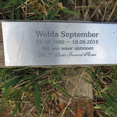 SEPTEMBER Welda 1960-2015