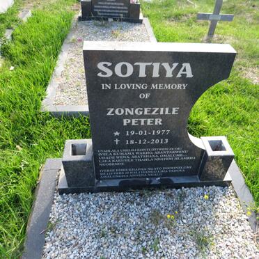 SOTIYA Zongezile Peter 1977-2013
