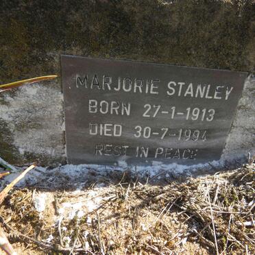 STANLEY Marjorie 1913-1994