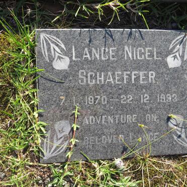 SCHAEFFER Lance Nigel 1970-1993
