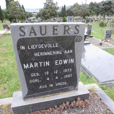 SAUERS Martin Edwin 1973-1997