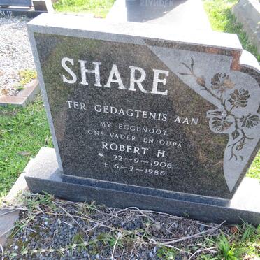 SHARE Robert H. 1906-1986