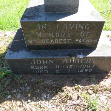 SWART John Albert 1903-1980