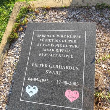 SWART Pieter Gerhardus 1953-2003