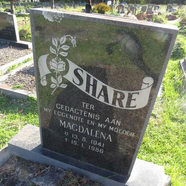 SHARE Magdalena 1941-1986