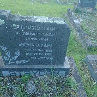 STRYDOM Andries Lourens 1888-1967