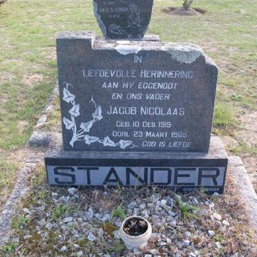 STANDER Jacob Nicolaas 1919-1965