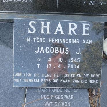 SHARE Jacobus Johannes 1912-1993 & Elsie Rosalina 1917-2003 :: SHARE Jacobus J. 1945-2004 _2