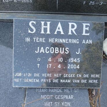 SHARE Jacobus Johannes 1912-1993 & Elsie Rosalina 1917-2003 :: SHARE Jacobus J. 1945-2004 _2