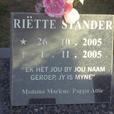 STANDER Riëtte 2005-2005
